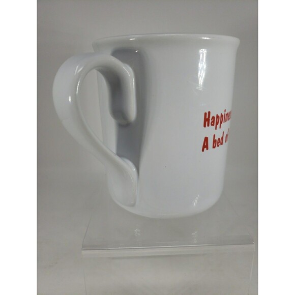 Disney Store Winnie the Pooh Coffee Mug Yellow Roses Large White & Orange 16 oz - Picture 5 of 14